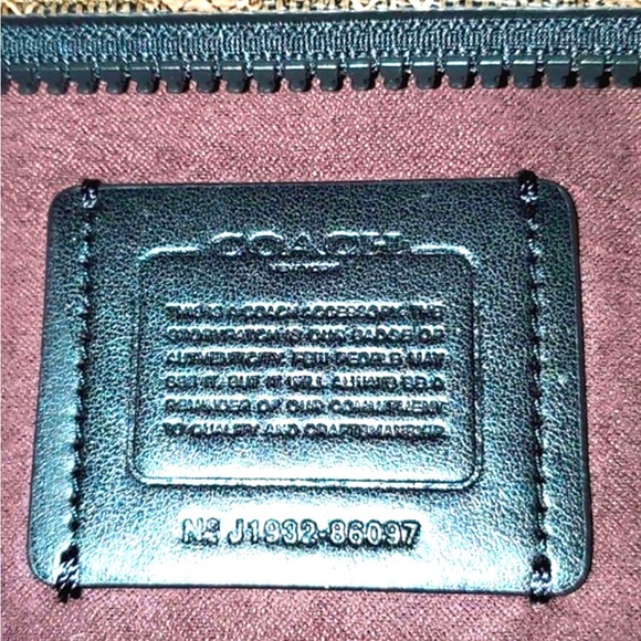 COACH Large Front Zip Wristlet With Horse And Carriage Print And Planets - Picture 5 of 10